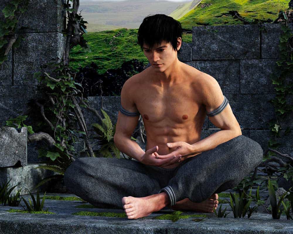 chinesischer-junger-mann-meditiert